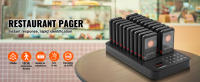 Sistema de buscapersonas para restaurantes SucceBuy, señal de cola inalámbrica de largo alcance. Buscapersonas para llamadas de invitados con vibración y parpadeo. Para camión de comida, iglesia, guardería, hospital. - details 0