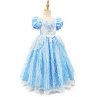 Disfraz de Cenicienta para niña, traje de princesa para fiesta de Halloween, Navidad, cumpleaños, boda, vestido bordado - details 17