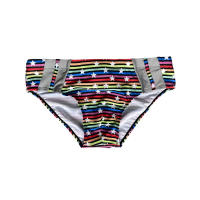 Jessborn-bañador corto de cintura baja para hombre, ropa de baño sexy con rayas de estrellas, ideal para surfear en la playa, para verano y primavera - details 6