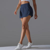 Falda de Yoga Hamidou Secado Rápido, Elasticidad, Doble Capa, Color Sólido para Tenis, Correr, Actividades Deportivas - details 8