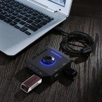 Convertidor multifunción de tarjeta de sonido externa USB, portátil, ligero, Compatible con Windows Vista Mac IOS - details 4