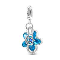 Colgante de la serie de estrellas y lunas para mujer, collar de pulsera DIY, cuentas de plata de ley 925, joyería fina colgante, cumpleaños Gi - details 19