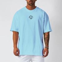 Oversize Summer Mesh Breathable Quick Dry Workout Loose Short Sleeve Mens T-shirt Muscle Gyms Fitness Clothing Bodybuilding Tops - details 5