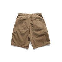 Men Summer Side Pockets Cargo Shorts Solid Color Leisure Outdoors Hiking Motion New Fashion Comfort Cotton Short Trousers Men - details 4