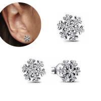 Pendientes de plata de ley 925 para mujer, joyería de plata fantástica, conjunto de pendientes de piedras preciosas de copo de nieve de araña, pendientes de plata como regalo - details 1