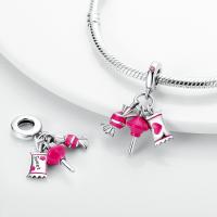Encanto de Plata Esterlina S925 Unicornio Floral Mariposa Para Pulsera Original de 3mm Joyería Fina de Cumpleaños para Mujeres Regalo de Piedra Principal de Zirconio - details 10