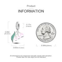 Encanto de Plata Esterlina S925 Unicornio Floral Mariposa Para Pulsera Original de 3mm Joyería Fina de Cumpleaños para Mujeres Regalo de Piedra Principal de Zirconio - details 61