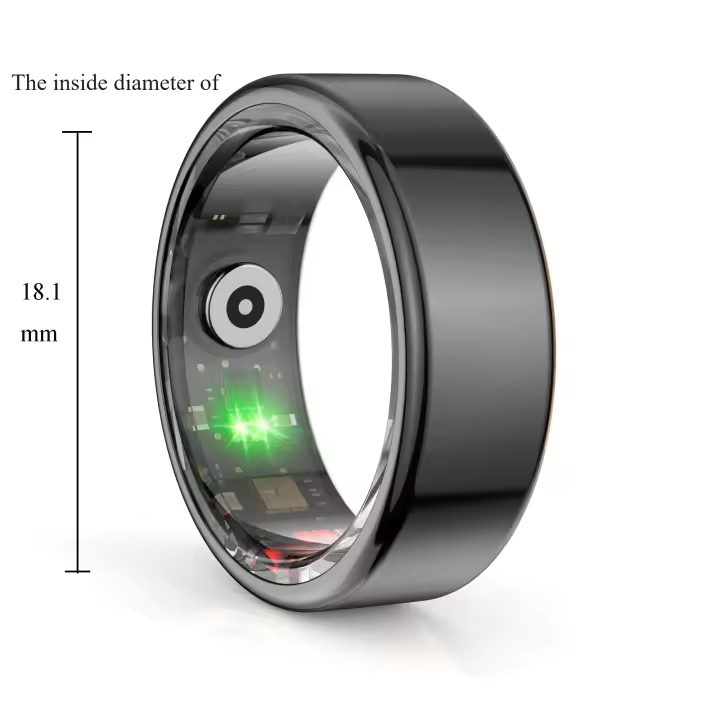 Anillo inteligente R02 para hombre y mujer, Monitor de salud, ritmo cardíaco, oxígeno en sangre, sueño, deporte, Fitness, rastreador, Compatible con Android e IOS - 1