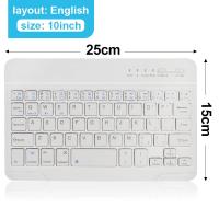 Miniteclado inalámbrico Bluetooth para ordenador portátil, tableta, teléfono, Ipad, teclado recargable para juegos, Android, iOS, Windows - details 9