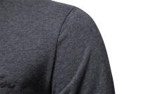 AIOPESON-Camiseta de manga larga para hombre, camisa informal con estampado de letras de Color sólido, 100% algodón, nueva, Primavera - details 7