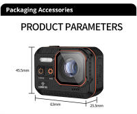 Cámara de Acción 4K60FPS Grabación de Video Impermeable Control Remoto Ligera - details 16
