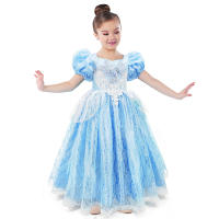 Disfraz de Cenicienta para niña, traje de princesa para fiesta de Halloween, Navidad, cumpleaños, boda, vestido bordado - details 15