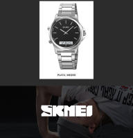 SKMEI-reloj deportivo Digital para hombre, cronógrafo con pantalla de 3 tiempos de luz trasera, resistente al agua, alarma - details 25
