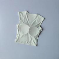 Chaleco Deportivo Nude Elegante Correas Ancha Cuello Cuadrado Material de Nylon - details 2