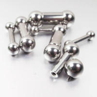 Anillos rectos de acero inoxidable de gran tamaño para el cuerpo, Piercing para el tragus de la oreja, barra para el pezón, labios, joyería para el cuerpo, 1 unidad - details 11
