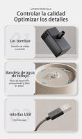 Dispensador de agua automático de cerámica para gatos, tazón de cerámica para gatos, filtración circulante, fuente de agua inteligente para gatos, tazón para perros, suministros para mascotas - details 12