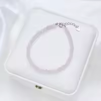 Pulsera de Tourmalina Hecha a Mano en de 4mm con Piedra Natural de 4mm para Mujeres Joyería de Fiesta Regalo de Bangles de Amatista - details 10