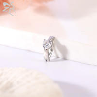 ZS-Piercings de ombligo con forma de flor para mujer, Piercings de ombligo curvo inverso, joyería corporal, 14G, 10MM, 1 pieza - details 7