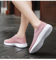 Zapatos para caminar para mujer, zapatillas de calcetín a la moda, mocasines cómodos y transpirables, zapatos informales antideslizantes - details 20