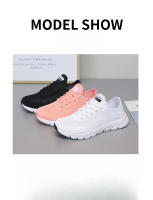 Zapatos deportivos de moda de las mujeres hueco transpirable deportes zapatos casuales bajo fondo suave de malla zapatos para correr - details 2