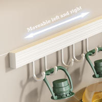Perchero de Cocina Sin Agujeros Montado en la Pared Alturas de 20/30/40/50CM para Almacenamiento de Cocina y Baño - details 4