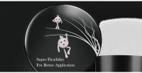 Jessup - Pinceles de maquillaje, 10 unidades, para base de maquillaje en polvo sintético natural, difuminado, rubor, sombra de ojos, delineador, lápiz de cejas Duo T323 - details 3
