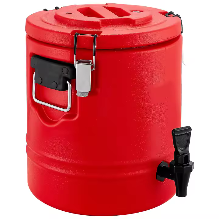 Dispensador de bebidas aislado SucceBuy, contenedor térmico para bebidas frías y calientes de 3 galones/11.4 L con grifo, jarra enfriadora de grado alimenticio con interior de acero inoxidable, ideal para té, café, catering y uso en exteriores - 1