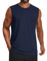MAGCOMSEN Camiseta sin mangas para hombre UPF 50+ Camisa sin mangas de algodón Camisas de entrenamiento de gimnasio informales ligeras Camiseta de enfriamiento muscular - details 8