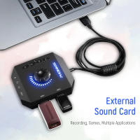 Convertidor multifunción de tarjeta de sonido externa USB, portátil, ligero, Compatible con Windows Vista Mac IOS - details 8