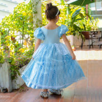 Disfraz de Cenicienta para niña, traje de princesa para fiesta de Halloween, Navidad, cumpleaños, boda, vestido bordado - details 10