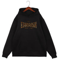 Sudadera con Capucha para Hombre con Estampado de Leopardo de Edimburgo, Escocia, Holgada, Cómoda, Deportiva, de Algodón, con Bolsillo - details 9