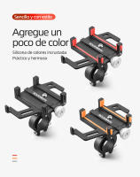 Soporte de Teléfono ROCKBROS para Motocicleta Bicicleta Eléctrica Soporte Mecánico de Cinco Garras de Aleación de Aluminio CNC Adecuado para Smartphones - details 11