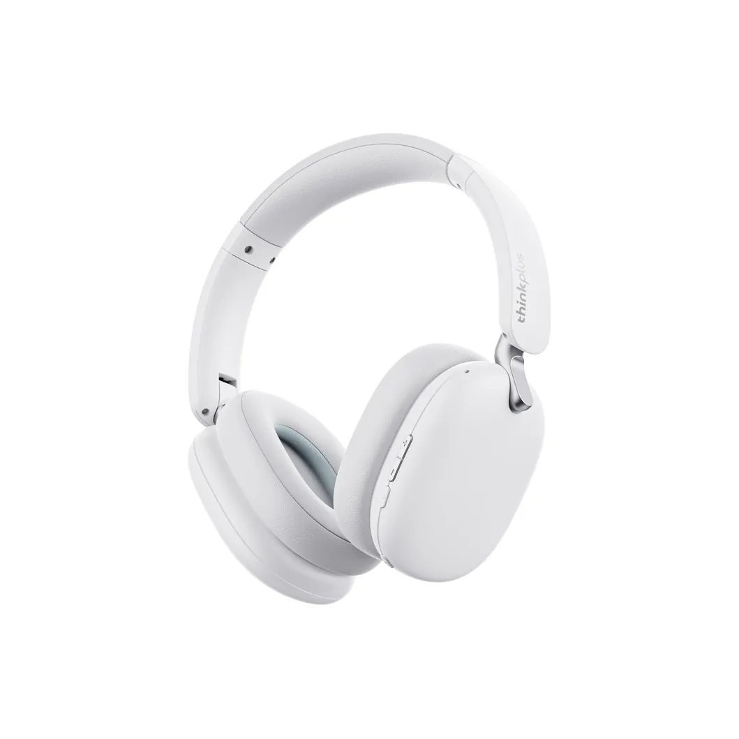 Lenovo TH60 Auriculares inalámbricos para juegos Bluetooth 5.4 Auriculares con sonido estéreo HIFI Auricular de larga duración con batería Reducción de ruido de baja latencia Auriculares deportivos sobre la oreja con micrófono para computadora PC