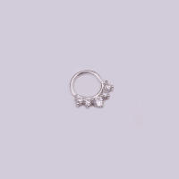 2 uds 8mm daith ajustada Torre tragus anillo piercing joyería cz nariz aro cartílago de hélice pendiente - details 11