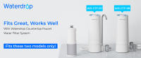 Waterdrop WD-CFF-04 Filtro de repuesto, sistema de grifo de ultrafiltración, filtro de agua para encimera, vida útil de 4000 galones, filtros de agua de repuesto para fregadero, repuesto para - details 1