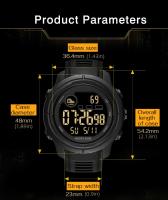 NORTH EDGE MARS5 Reloj para hombre Reloj deportivo original para exteriores Monitorización de frecuencia cardíaca y oxígeno en sangre Reloj deportivo digital resistente al agua hasta 50 m Compatible con sistemas Android e IOS - details 11