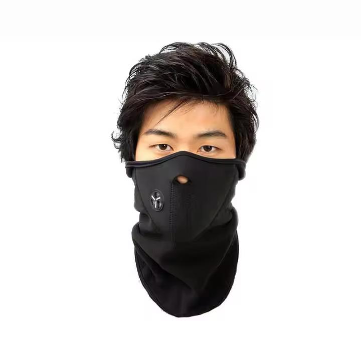 Pasamontañas cálido para Motocicleta, máscara facial para montar en Moto, ciclismo, esquí, Motocross, velo de aire - 1