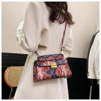 Elegante Bolso de Mano de Cuero PU Patrón de Piel de Serpiente Impermeable, Resistente al Desgaste - details 30
