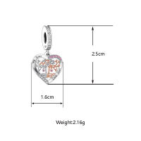 Encanto de Pulsera Fine para Mujeres 925 Plata Esterlina con Diseño de Árbol del Vida Bricolaje Adecuado para Joyería de Moda - details 1