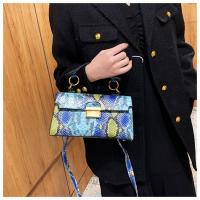 Elegante Bolso de Mano de Cuero PU Patrón de Piel de Serpiente Impermeable, Resistente al Desgaste - details 47