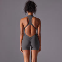 Conjunto Deportivo Hamidou Monos de Yoga sin Mangas con Cuello en V Material de Nylon - details 69