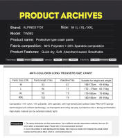 Armadura de motocicleta, ropa interior Protectora, chaqueta de Motocross, pantalones de capa, camisas de compresión, traje Protector de cuerpo para motocicleta - details 8