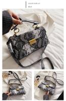 Elegante Bolso de Mano de Cuero PU Patrón de Piel de Serpiente Impermeable, Resistente al Desgaste - details 35