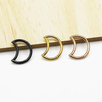 1Pc 100% 316l de acero 16g Luna estrella cartílago helicoidal trago Concha Torre piercing en la oreja pendiente de joyería de acero inoxidable - details 4