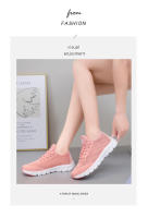 Zapatos deportivos de moda de las mujeres hueco transpirable deportes zapatos casuales bajo fondo suave de malla zapatos para correr - details 1