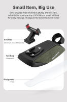 Bolsa de Sillín de Bicicleta ROCKBROS Portátil Impermeable Bolsa de Cola de Ciclismo MTB Bicicleta de Carretera Bolsa de Almacenamiento con Guardabarros Material Poliéster Cierre de Cremallera - details 8