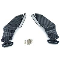 Para Honda CBR500R CBR400R CBR 650R CBR650R CBR1000RR espejos laterales de motocicleta Winglets ala de viento retrovisor giratorio ajustable - details 0