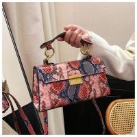 Elegante Bolso de Mano de Cuero PU Patrón de Piel de Serpiente Impermeable, Resistente al Desgaste - details 22