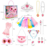 Falda de tutú para niña pequeña, falda de princesa para fiesta de baile, capa de tul arcoíris, accesorios de vestir - details 3