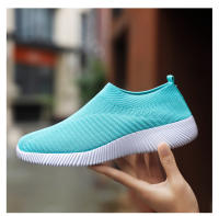 Zapatos para caminar para mujer, zapatillas de calcetín a la moda, mocasines cómodos y transpirables, zapatos informales antideslizantes - details 26
